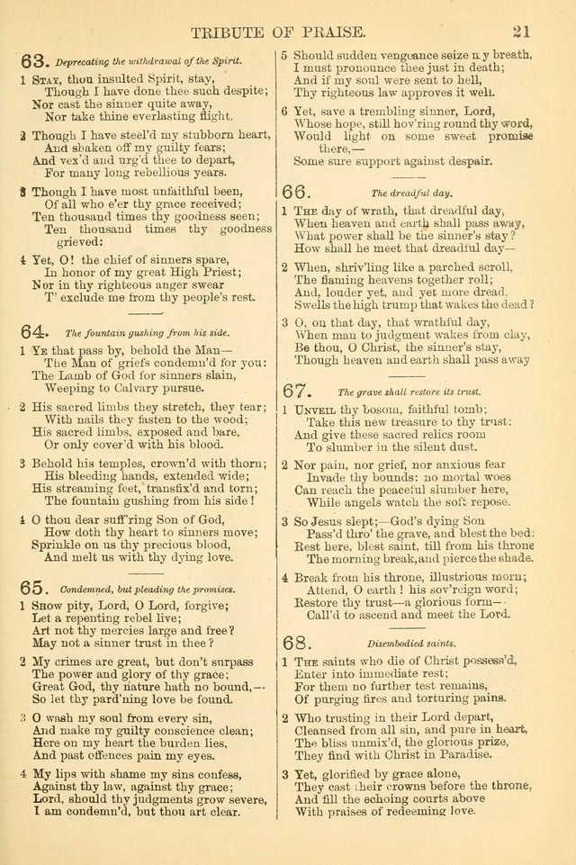The Tribute of Praise and Methodist Protestant Hymn Book page 38
