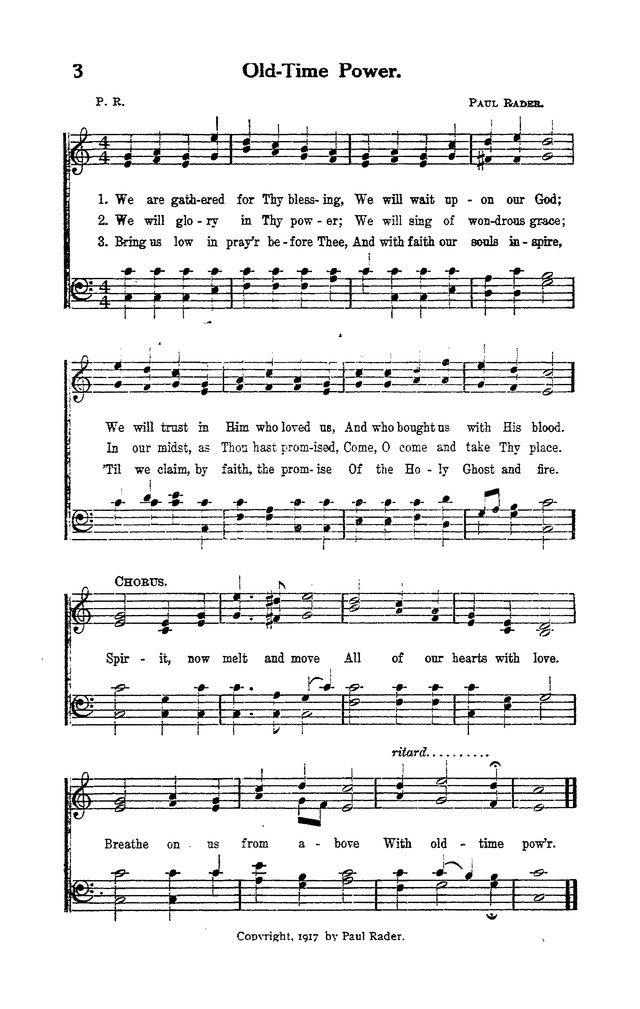 Tabernacle Praises No. 1 page 3