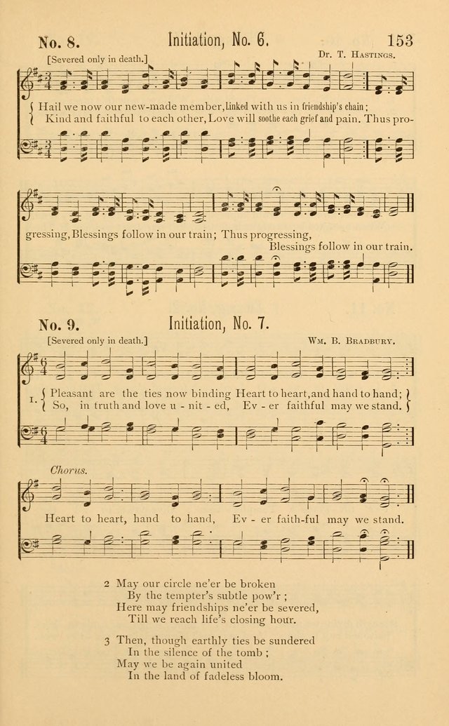 Temperance Rallying Songs: consisting of a large variety of solos, quartettes, and choruses, suited to every phase of the great temperance reformation page 153