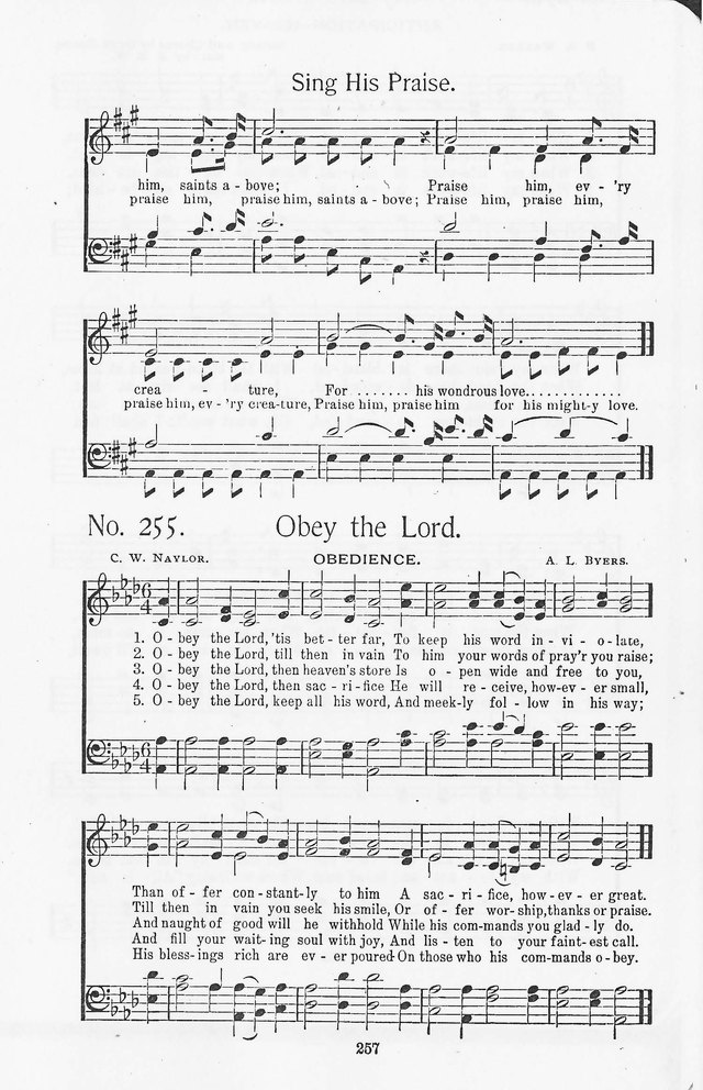 Truth in Song: for General Gospel Work page 255