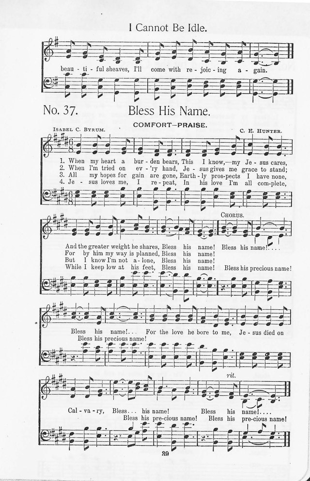 Truth in Song: for General Gospel Work page 37