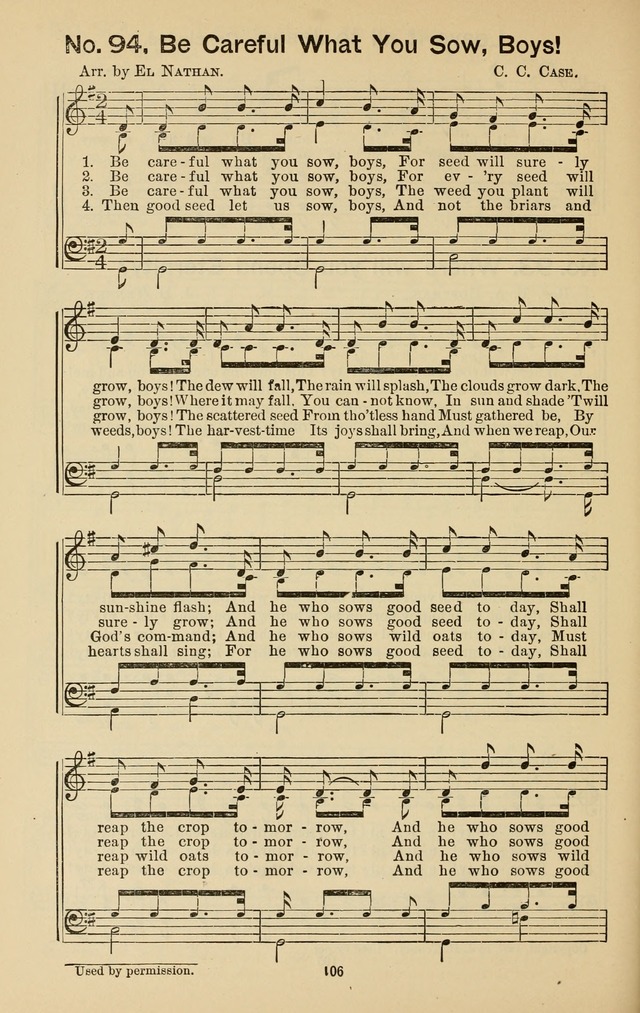 Triumphant Songs No.3 page 106