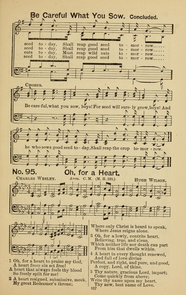 Triumphant Songs No.3 page 107