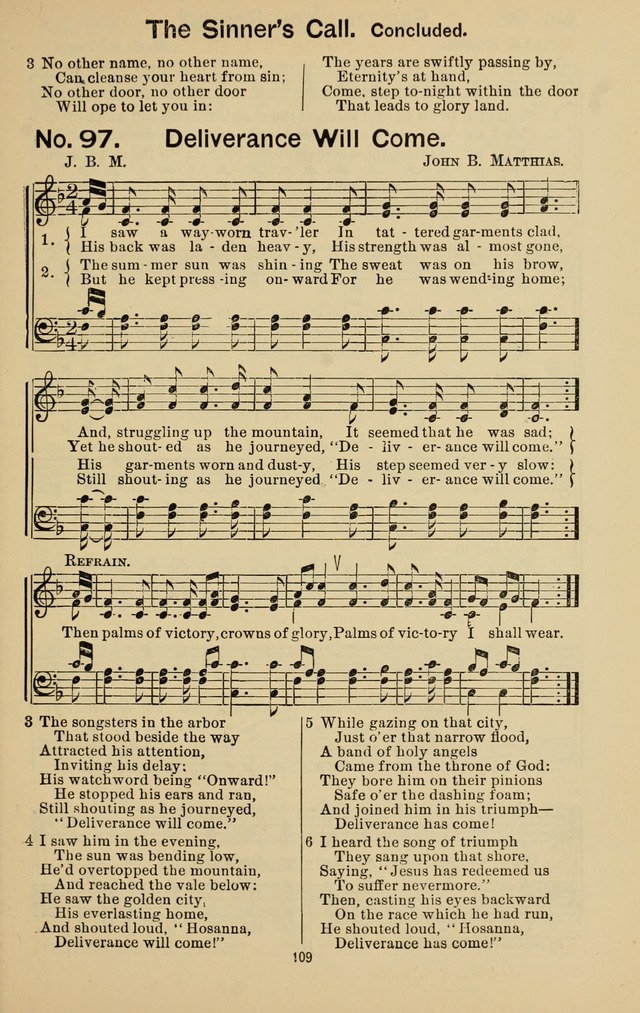 Triumphant Songs No.3 page 109