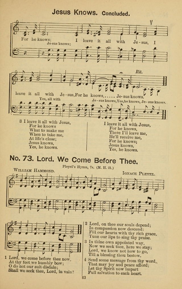 Triumphant Songs No.3 page 83