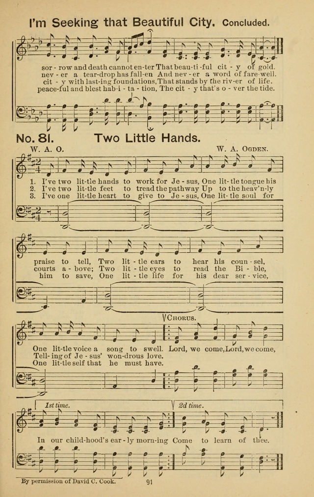Triumphant Songs No.3 page 91