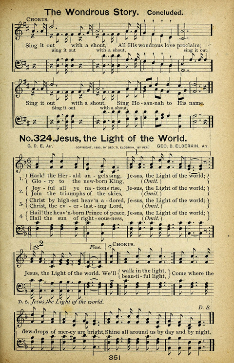 Triumphant Songs Nos. 3 and 4 Combined page 351