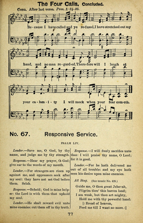 Triumphant Songs Nos. 3 and 4 Combined page 77