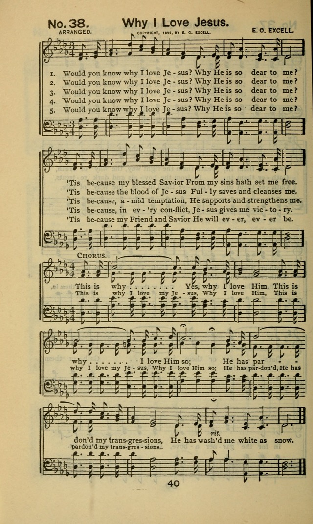 Triumphant Songs No.5 page 40