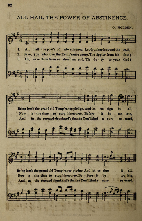 Temperance Song Herald: a collection of songs, choruses, hymns, and other pieces for the use of temperance meetings, lodges, and the home circle page 82