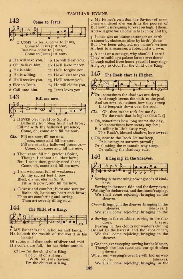 Temple Trio: comprising "On Joyful Wing", "Melodious Sonnets" and "Precious Hymns" page 144