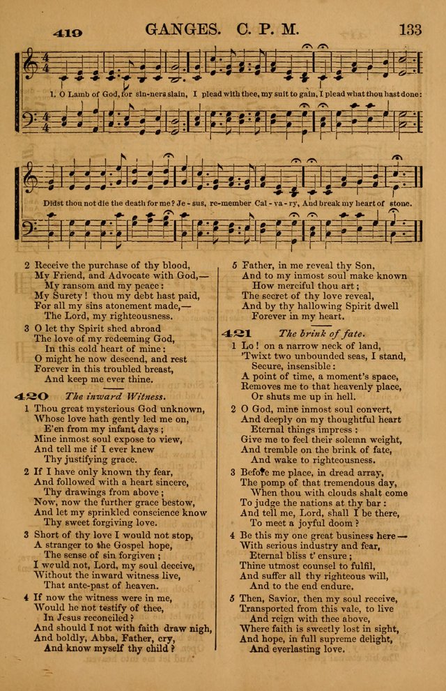The Tribute of Praise: a collection of hymns and tunes for public and social worship, and for use in the family circle page 133
