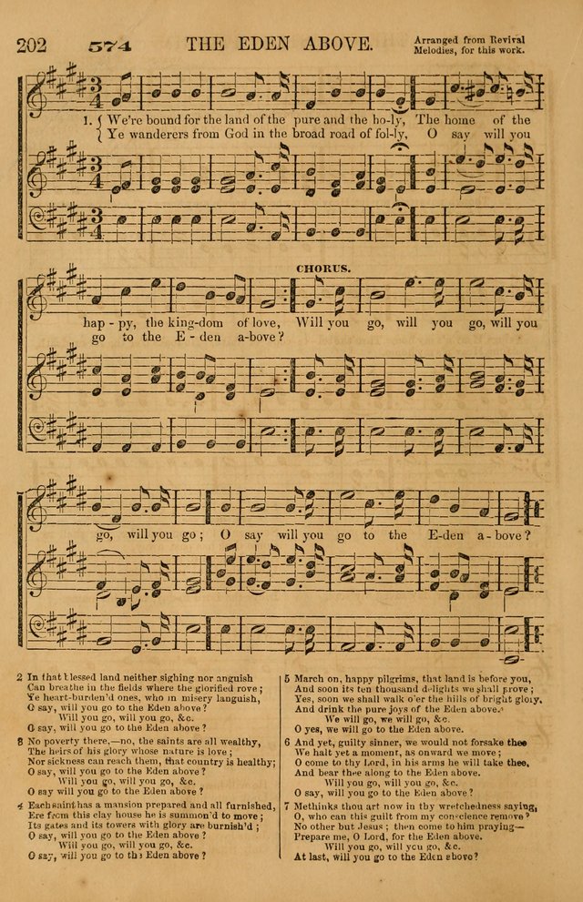 The Tribute of Praise: a collection of hymns and tunes for public and social worship, and for use in the family circle page 202