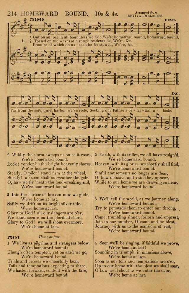 The Tribute of Praise: a collection of hymns and tunes for public and social worship, and for use in the family circle page 214
