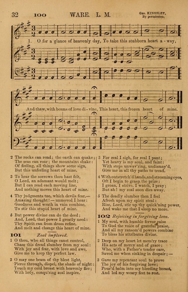 The Tribute of Praise: a collection of hymns and tunes for public and social worship, and for use in the family circle page 32