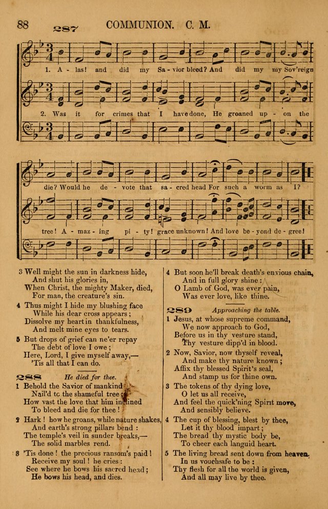 The Tribute of Praise: a collection of hymns and tunes for public and social worship, and for use in the family circle page 88