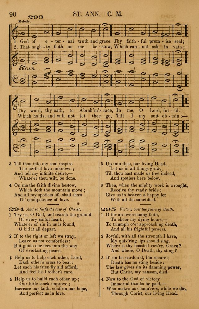 The Tribute of Praise: a collection of hymns and tunes for public and social worship, and for use in the family circle page 90