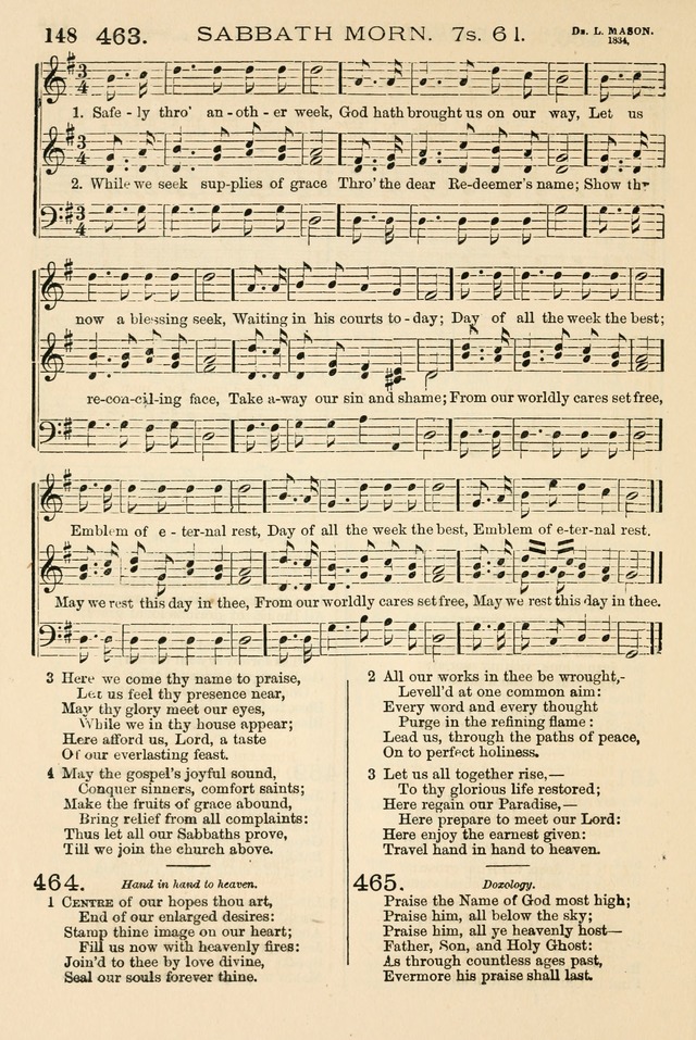 The Tribute of Praise: a collection of hymns and tunes for public and social worship, and for the use in the family circle and Sabbath school page 148