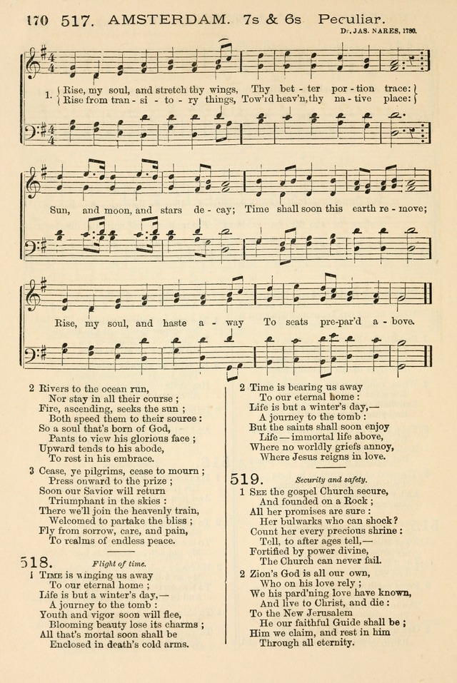 The Tribute of Praise: a collection of hymns and tunes for public and social worship, and for the use in the family circle and Sabbath school page 170