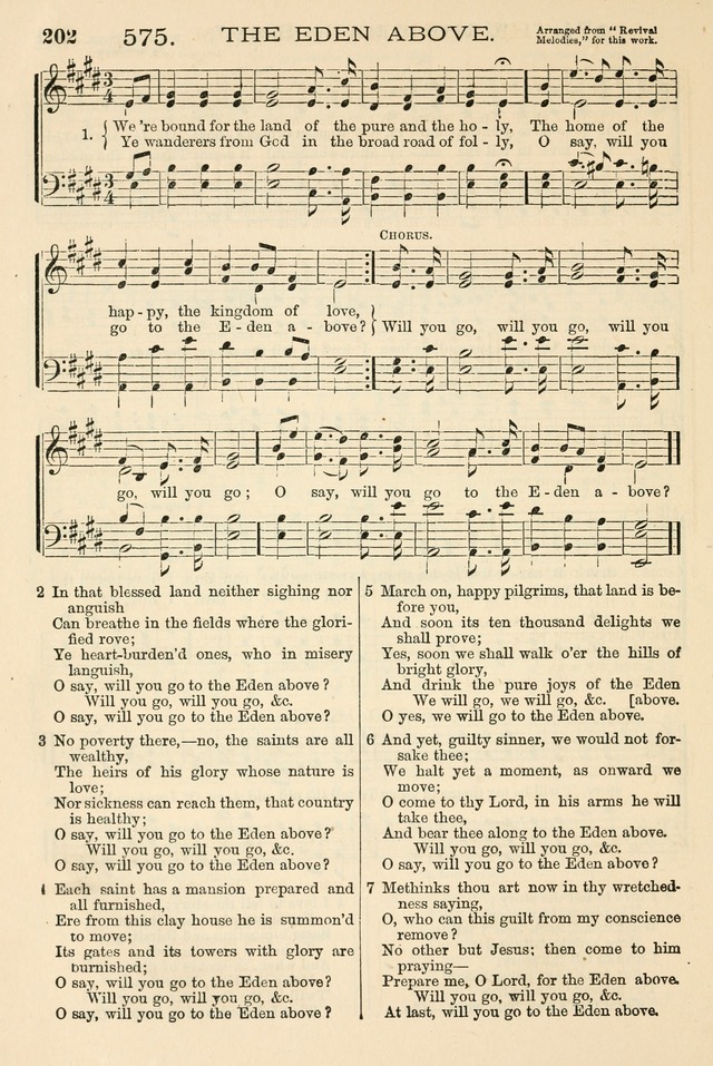The Tribute of Praise: a collection of hymns and tunes for public and social worship, and for the use in the family circle and Sabbath school page 202