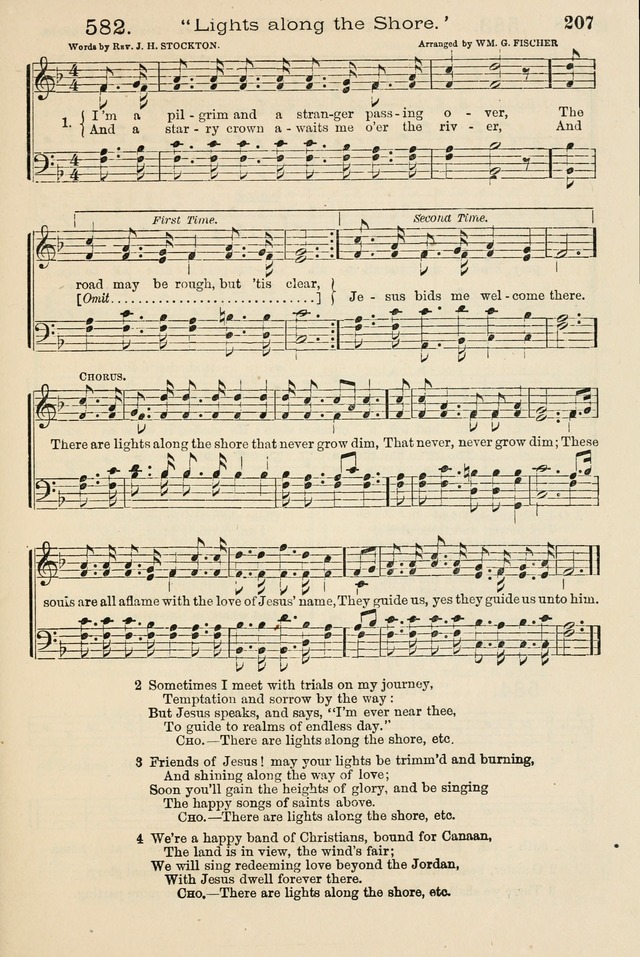 The Tribute of Praise: a collection of hymns and tunes for public and social worship, and for the use in the family circle and Sabbath school page 207