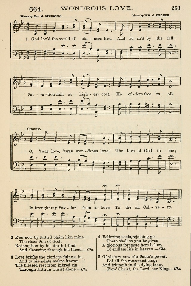 The Tribute of Praise: a collection of hymns and tunes for public and social worship, and for the use in the family circle and Sabbath school page 263