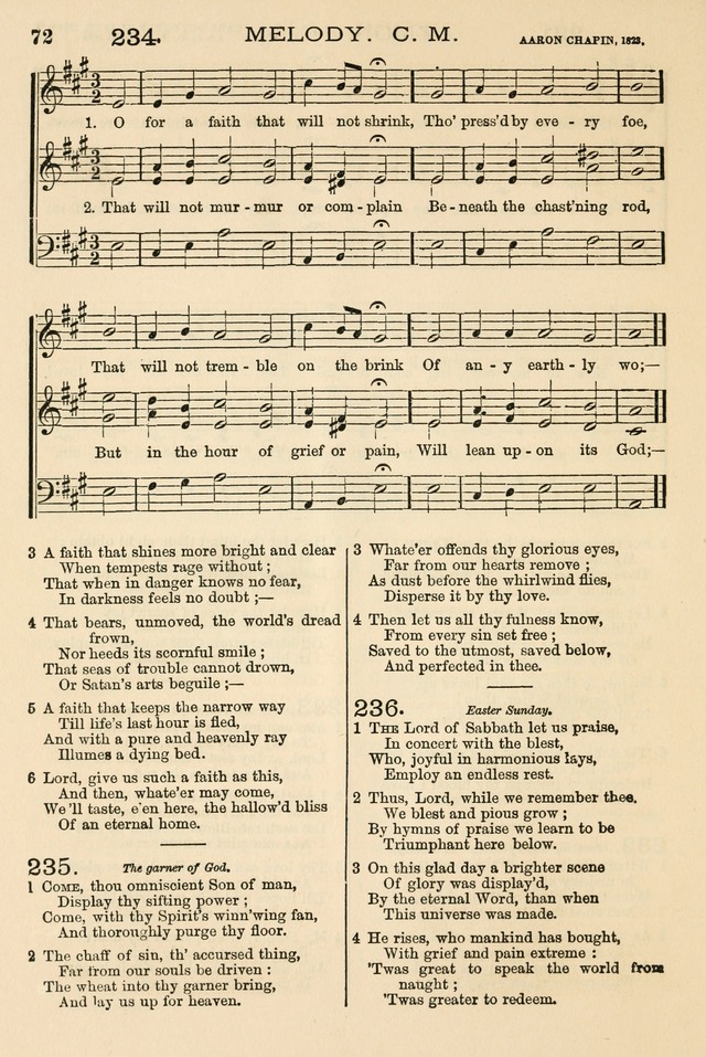 The Tribute of Praise: a collection of hymns and tunes for public and social worship, and for the use in the family circle and Sabbath school page 72