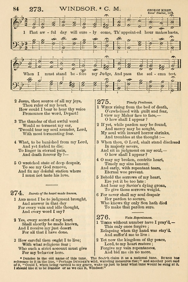 The Tribute of Praise: a collection of hymns and tunes for public and social worship, and for the use in the family circle and Sabbath school page 84