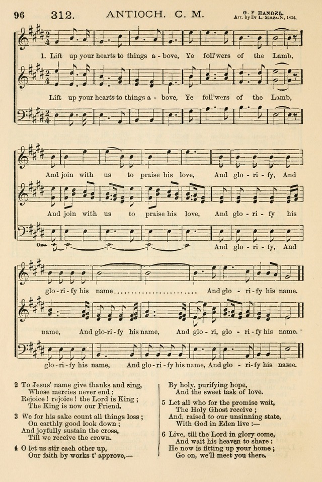 The Tribute of Praise: a collection of hymns and tunes for public and social worship, and for the use in the family circle and Sabbath school page 96