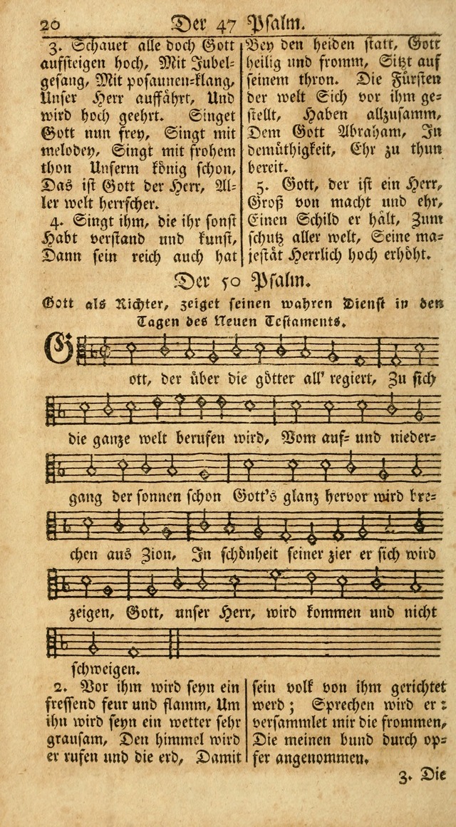 Ein Unpartheyisches Gesang-Buch: enthaltend geistreiche Lieder und Psalmen, zum allgemeinen Gebrauch des wahren Gottesdienstes auf begehren der Brüderschaft der Menoniten Gemeinen...(2nd verb. aufl.) page 18