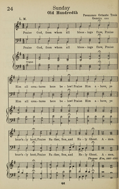 University Hymns page 45