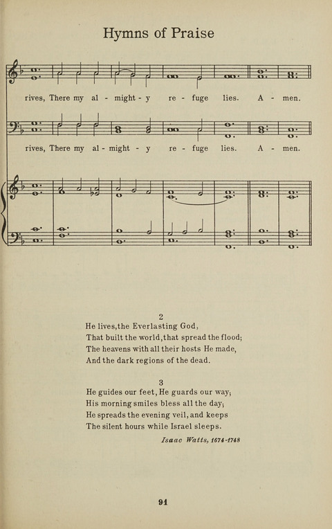 University Hymns page 90