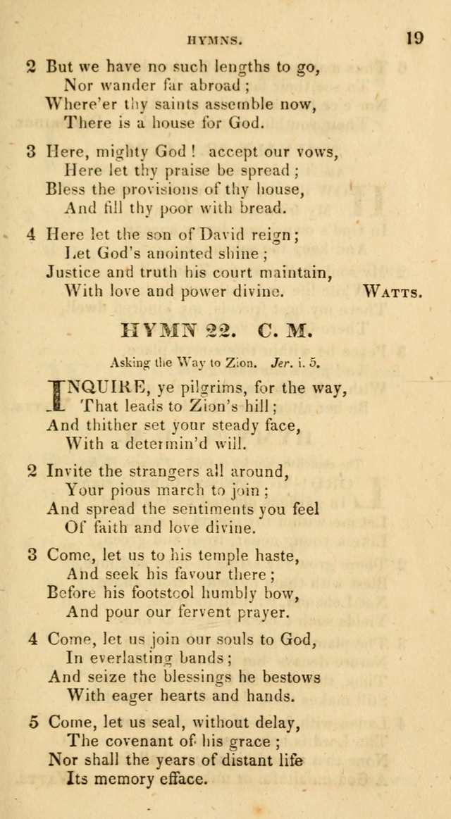 The Universalist Hymn-Book: a new collection of psalms and hymns, for the use of Universalist Societies (Stereotype ed.) page 19