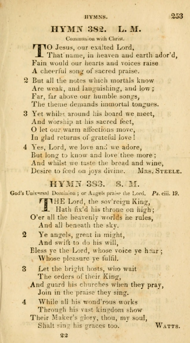 The Universalist Hymn-Book: a new collection of psalms and hymns, for the use of Universalist Societies (Stereotype ed.) page 253