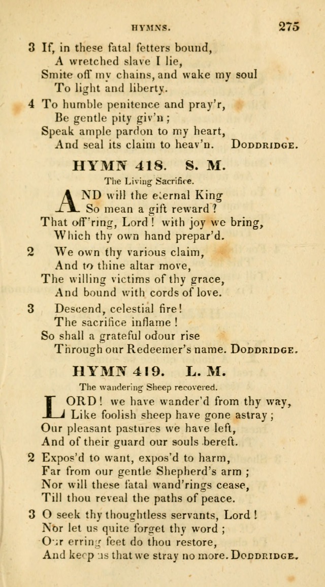 The Universalist Hymn-Book: a new collection of psalms and hymns, for the use of Universalist Societies (Stereotype ed.) page 275