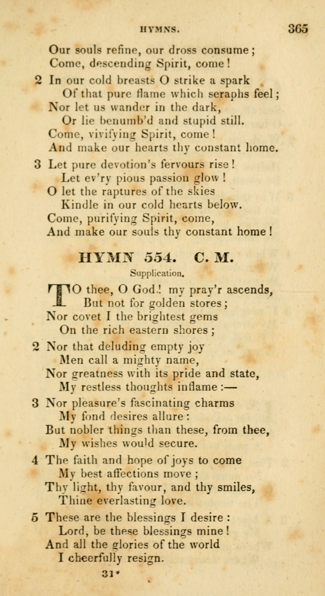 The Universalist Hymn-Book: a new collection of psalms and hymns, for the use of Universalist Societies (Stereotype ed.) page 365
