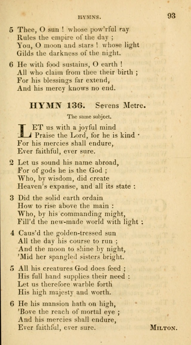 The Universalist Hymn-Book: a new collection of psalms and hymns, for the use of Universalist Societies (Stereotype ed.) page 93