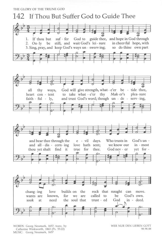 The United Methodist Hymnal page 142