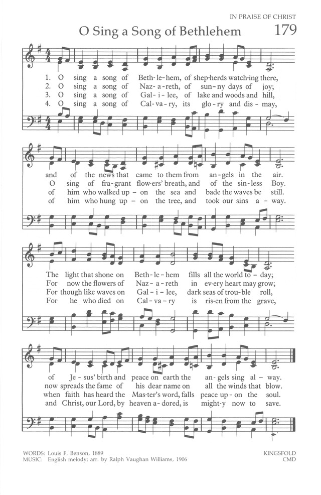 The United Methodist Hymnal page 179