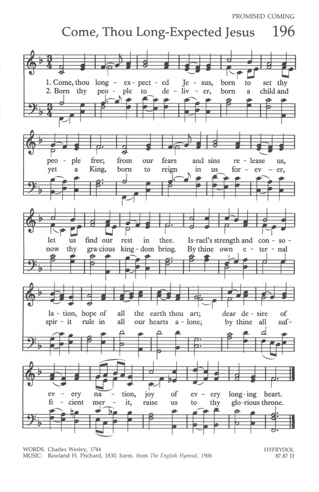 The United Methodist Hymnal page 195