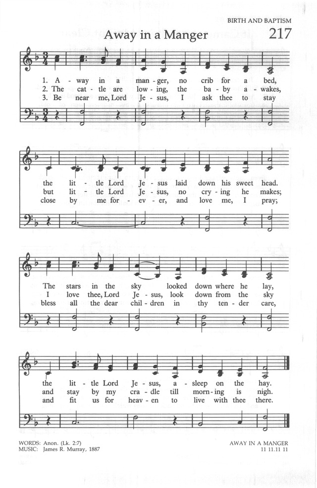 The United Methodist Hymnal page 217