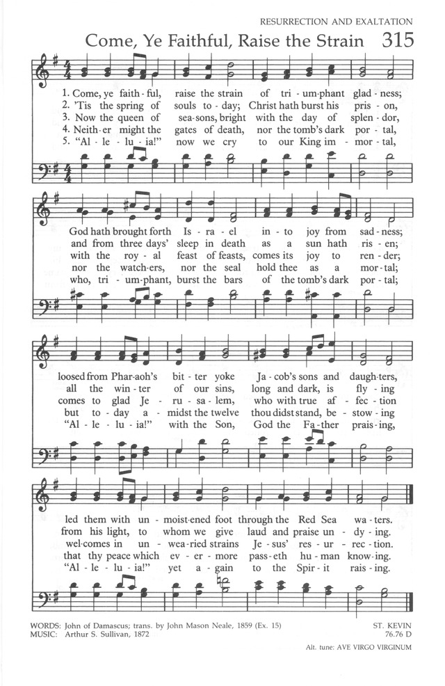 The United Methodist Hymnal page 317