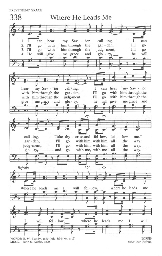 The United Methodist Hymnal page 340