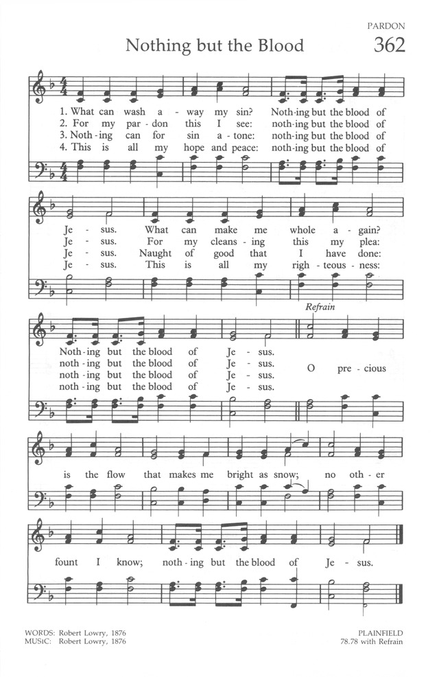 The United Methodist Hymnal page 367