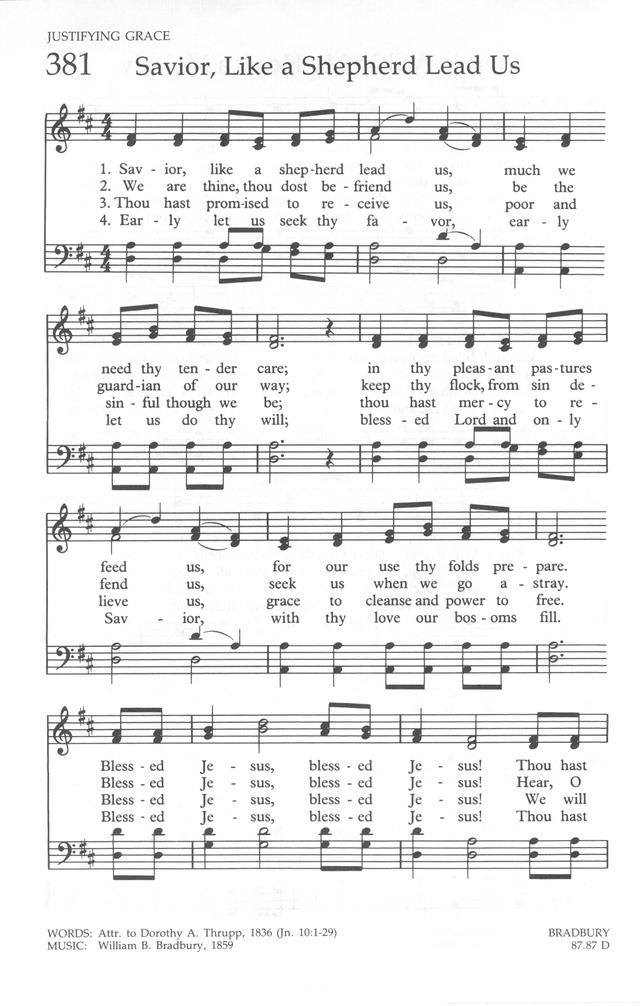 The United Methodist Hymnal page 392