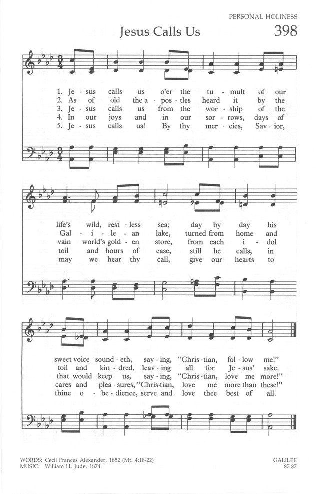 The United Methodist Hymnal page 411