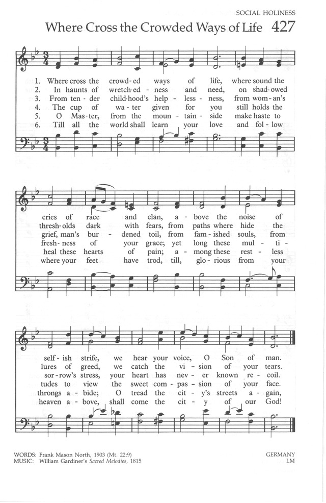 The United Methodist Hymnal page 437