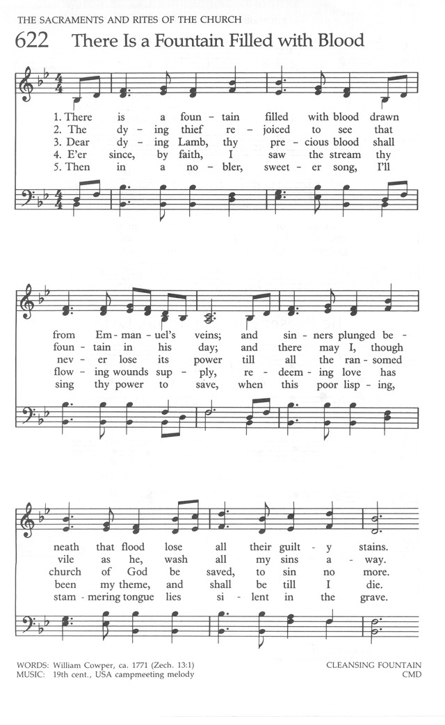 The United Methodist Hymnal page 626