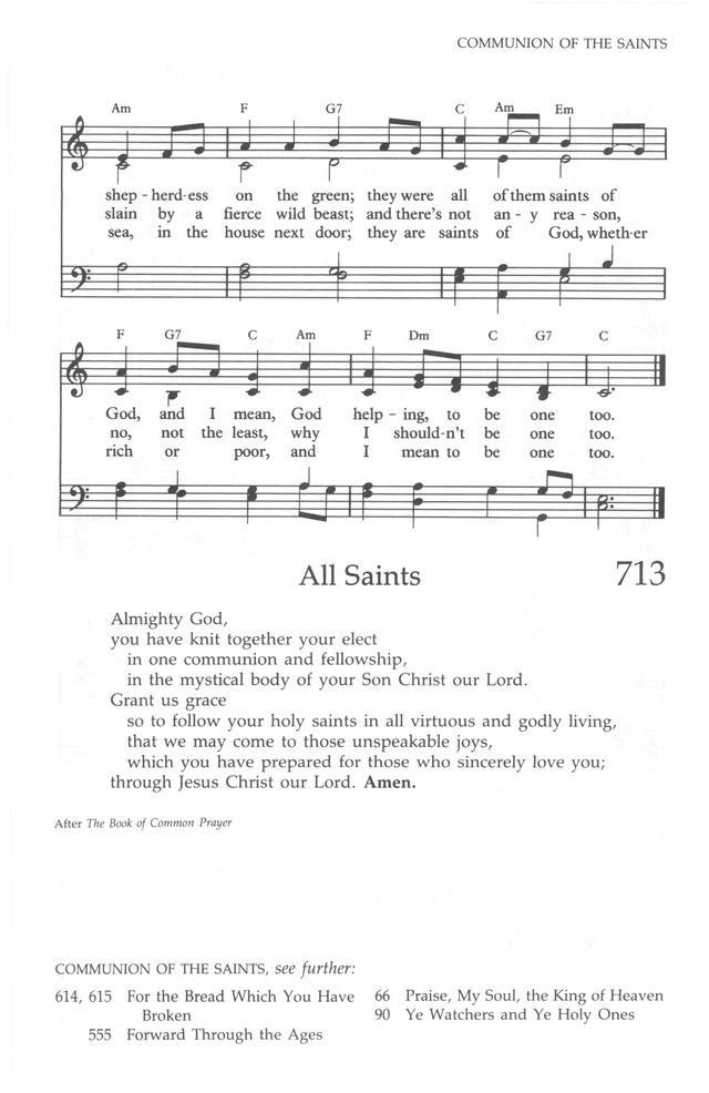 The United Methodist Hymnal page 709