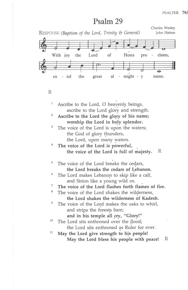 The United Methodist Hymnal page 761